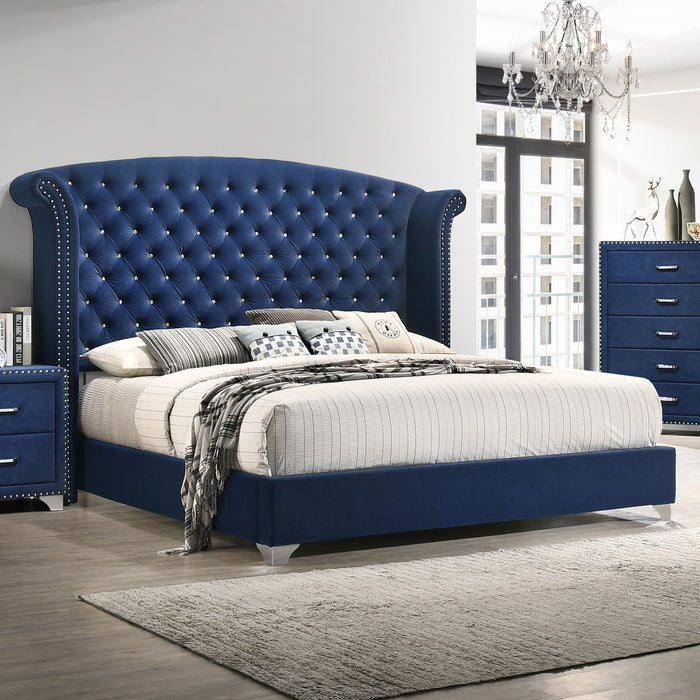 Melody Wingback Bed