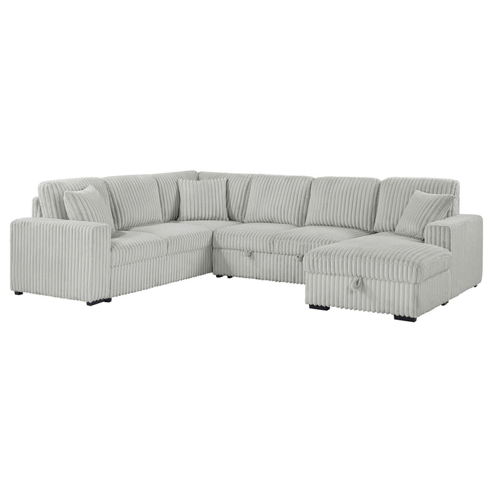 Devonshire Pull-Out Sleeper Sectional Sofa