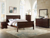 Crown Mark Furniture Louis Philip Twin Bed in Dark Cherry image