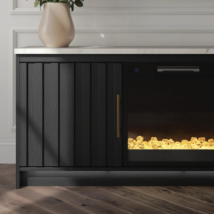 Cadmori TV Stand w/Fire